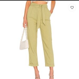 Majorelle Whitley pants in green. Size XS